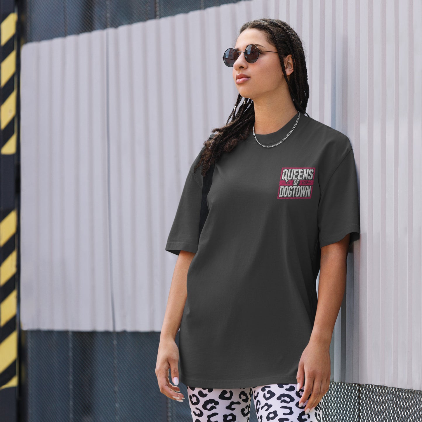 T-shirt oversize délavé Queens Of Dogtown