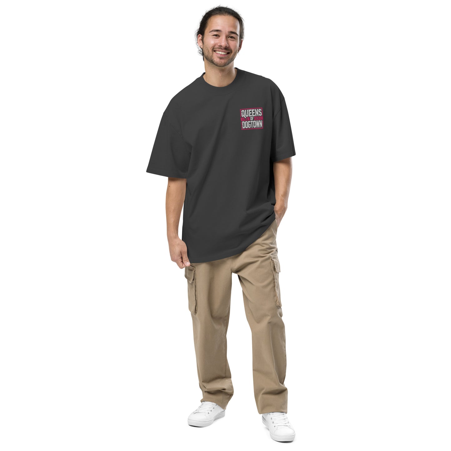 T-shirt oversize délavé Queens Of Dogtown