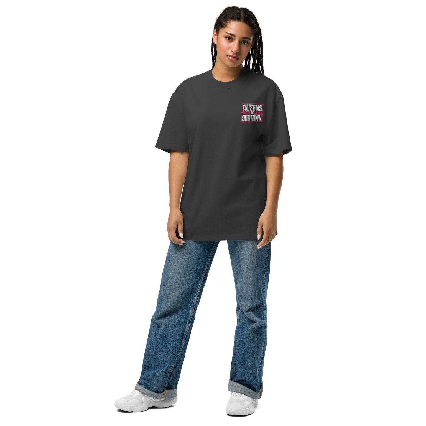 T-shirt oversize délavé Queens Of Dogtown